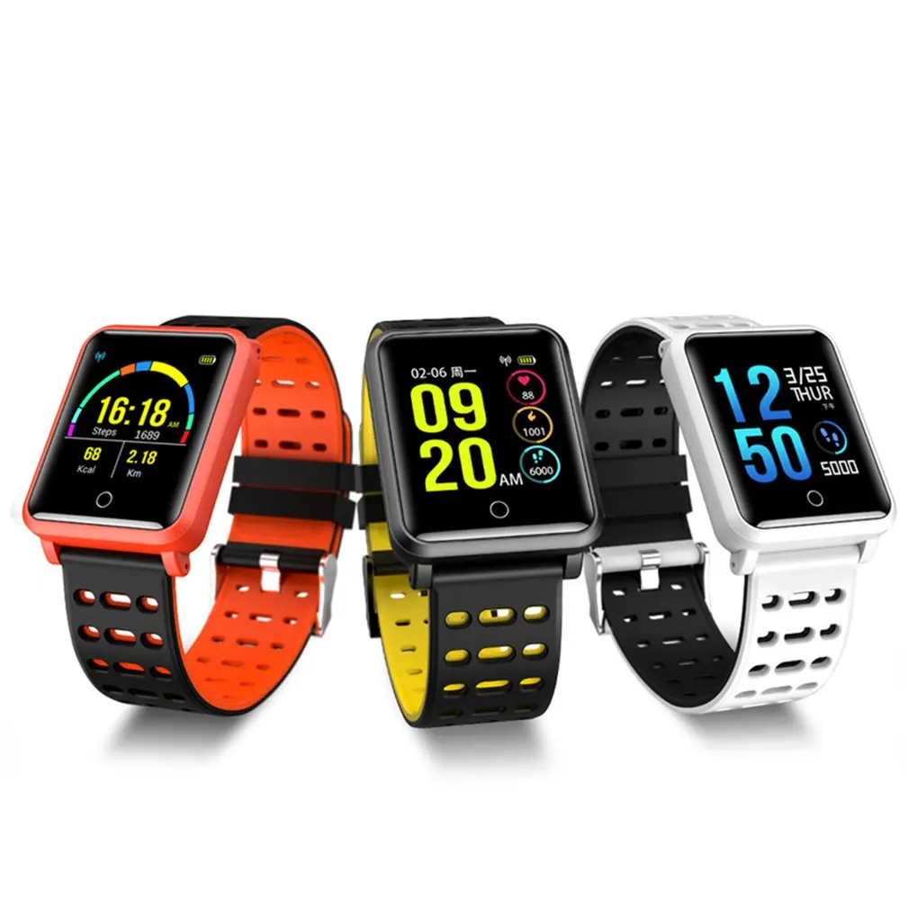 

New N88 Color Screen Smartband Heart Rate Monitor Waterproof Bluetooth Watch Pedometer Anti-lost Sport Bracelet