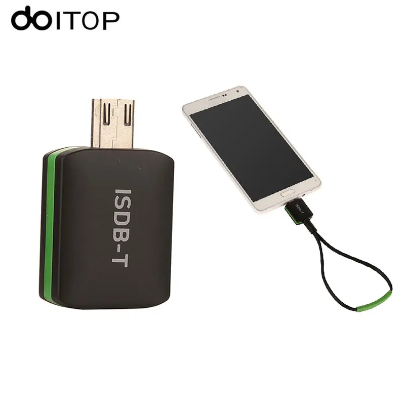 DOITOP Мини OTG ТВ тюнер приемник Портативный Micro USB HD TV цифровая Мобильная
