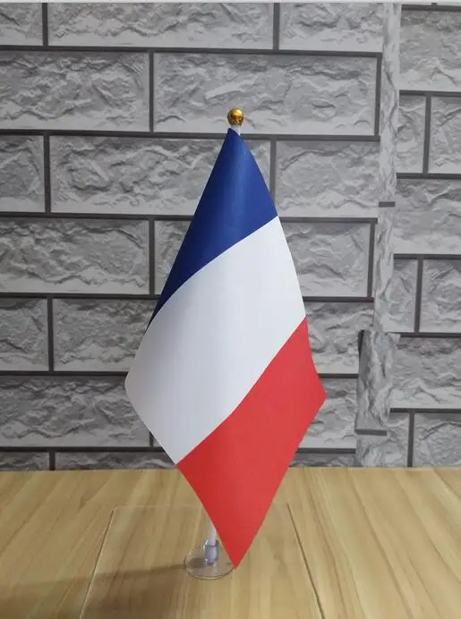 Франция стол флаг баннер 14x21 см, № 0018 - Цвет: 5