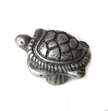 

creative cartoon kids knobs antique silver sea turtle children room drawer shoe cabinet dresser cupboard door handles pulls knob