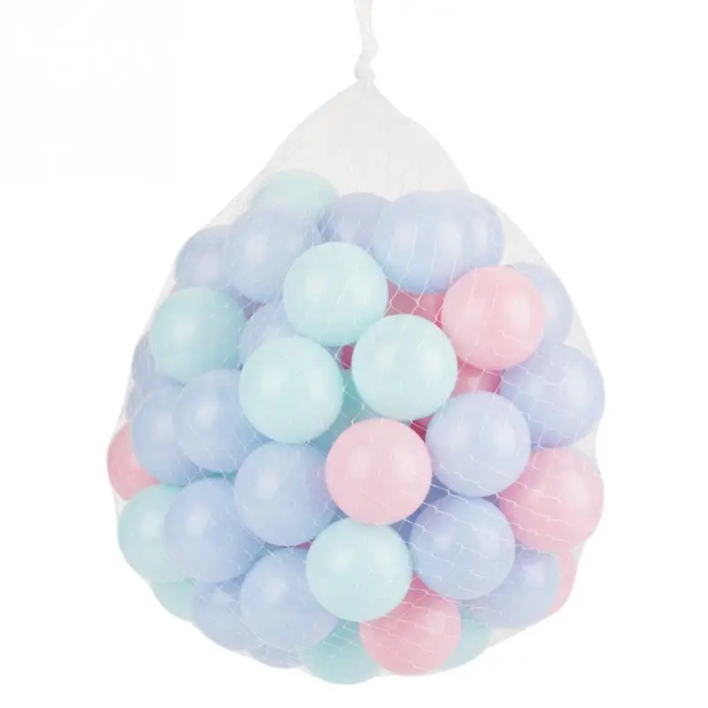 

100 Pcs/Set Colorful Plastic Balls Toys Soft Ocean Wave Balls Diameter 5.5cm For The Pool Baby Swim Pit Toys Outdoor Ball Toys