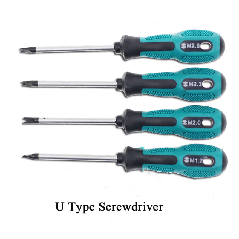  4Pcs/Lot U type Screwdriver Sets Slotted Screw Driver For