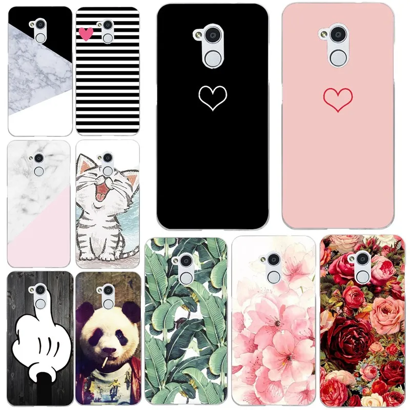 

Soft Case Cover For Coque ZTE Blade V7 Lite Silicone Flower Marble Pattern Shell Funda For ZTE Blade A610 A510 A520 Blade X3
