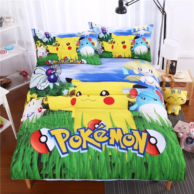 Moonpalaceポケモン寝具セットピカチュウプリント布団カバー漫画キッズベッドセット快適なマルチサイズ3ピース寝具 Duvet Cover Cartoon Pokemon Bedding Setbedding Set Aliexpress Moonpalaceポケモン寝具セットピカチュウプリント布団カバー漫画キッズベッドセット快適なマルチサイズ3ピース寝具 Duvet Cover Cartoon Pokemon Bedding Setbedding Set Aliexpress