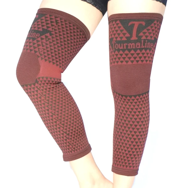 

2pairs/lot Magnetic Long Knee Support Brace Gift for Arthritis Pain Relieve Leg Support Bandage Pads