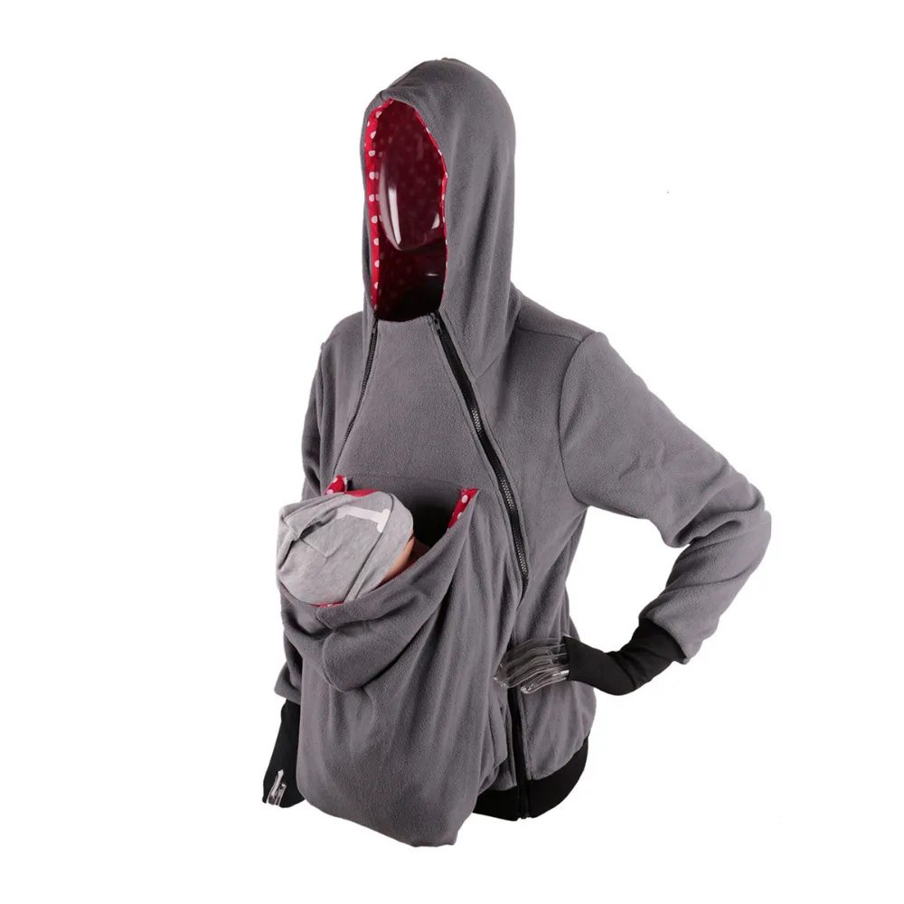Hoodies Thickened Pregnancy Wool Baby Wearing Maternity Cusual Coat Women Hoodie Baby Carrier Outerwear Coat Pregnant Woman baby