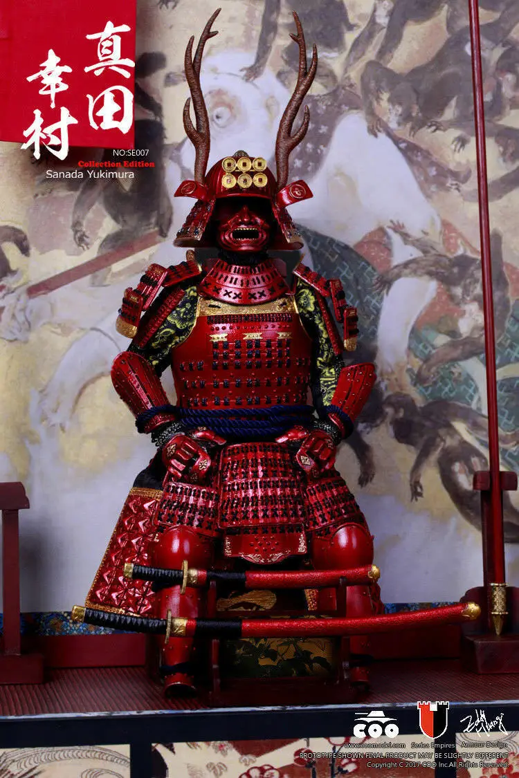SE007 1/6 Collectible Full Japan's Warring States Sanda Yukimura Deluxe Figure Model Toys for Fans Collection Gift