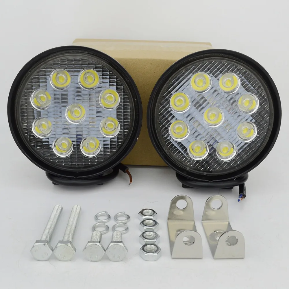 4 шт. Автомобильные светодиодные фонари 27 Вт дюйма 9 * 3 Вт|led flashlight for bicycle|beam rackbeam