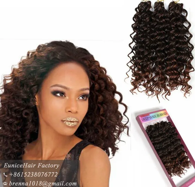 Synthetic braiding hair Classic Nature Deep wave Hair Extension