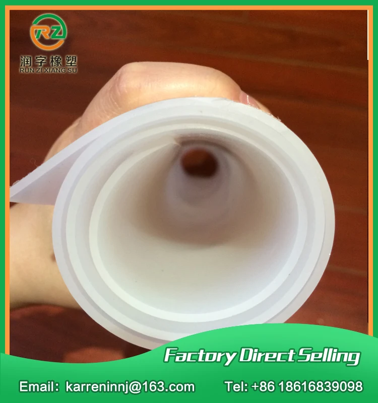 

Milky White 2mm Silicone Rubber Sheet 500x500mm Silicone Sheeting for heat resistance