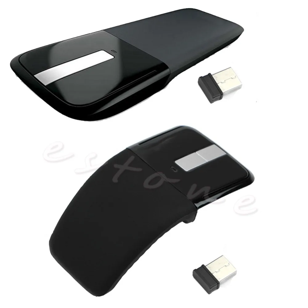 

1Pc 2.4GHz Arc Touch Wireless Optical Mouse Mice With USB Receiver For PC Laptop