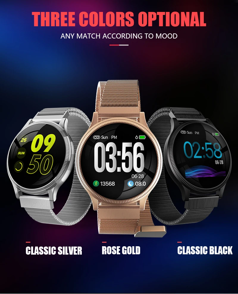 smart watch with magnetic strap