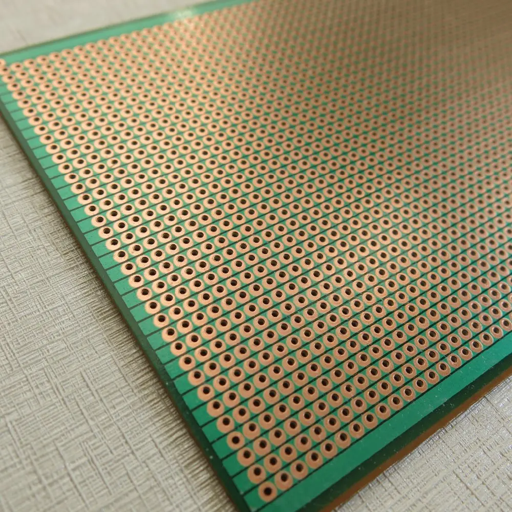

3pcs/lot Stripboard Veroboard vero Single Side 10x24.5cm 2.54mm joint holes in row bakelite experiment circuit Board PCB Platine