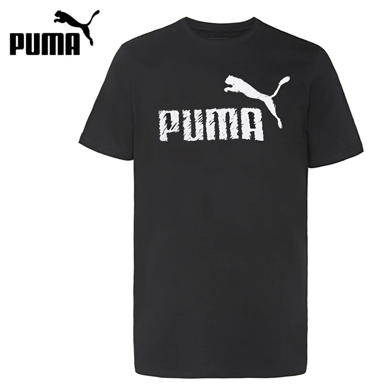 

Original New Arrival 2017 PUMA Logo Fill Tee Men's T-shirts short sleeve Sportswear