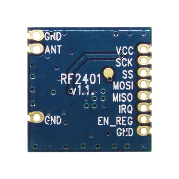 

100pcs/lot RF2401 long distance rf wireless modules 2.4G FSK transmitter and receiver module SMT