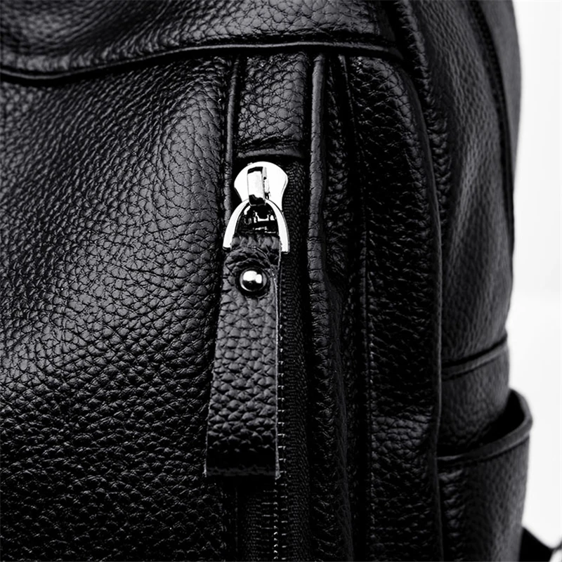 VANDERWAH de alta calidad 3-en-1 mujer mochila mujeres Mochila De Cuero cremallera bolsa de gran capacidad bolso de escuela de Viaje Mochila VANDERWAH de alta calidad 3-en-1 mujer mochila mujeres Mochila De Cuero cremallera bolsa de gran capacidad bolso de escuela de Viaje Mochila