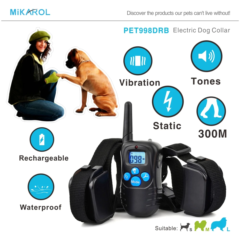Pet bark terminator anti bark collar electric for dog ...