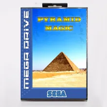 Пирамида Магия 1 16 бит MD игровая карта с розничной коробкой для Sega megadrive/Genesis