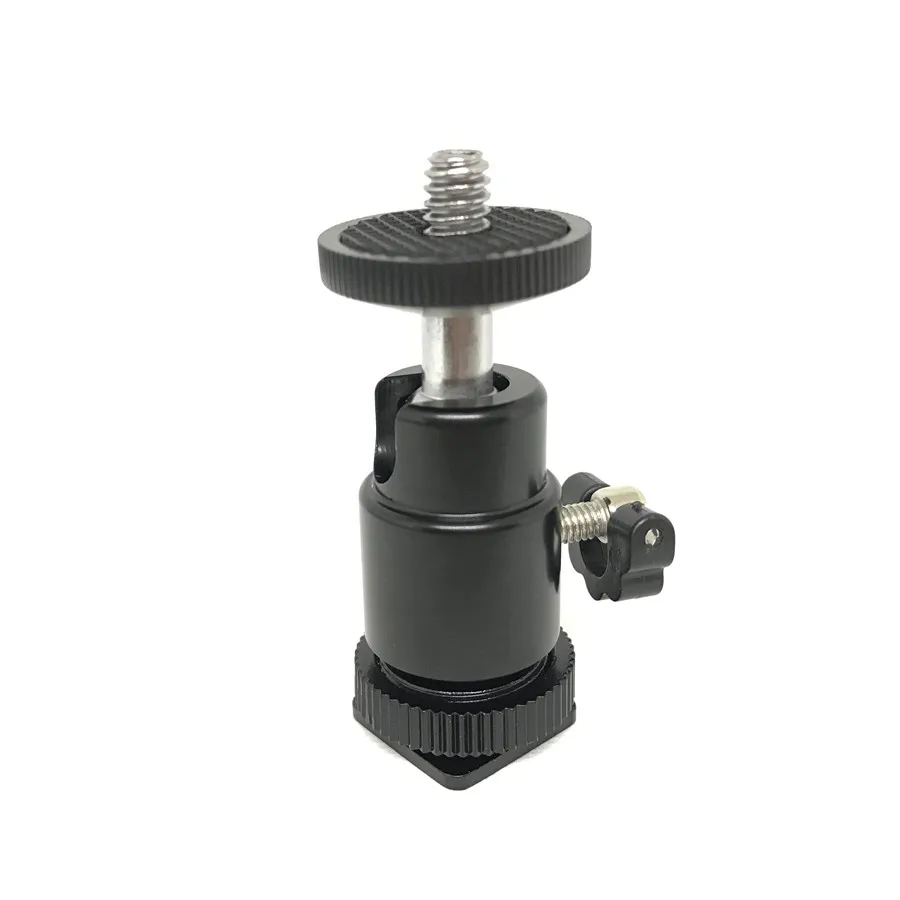 Flash Hot Shoe Adapter Cradle Mini Ball Head (4)
