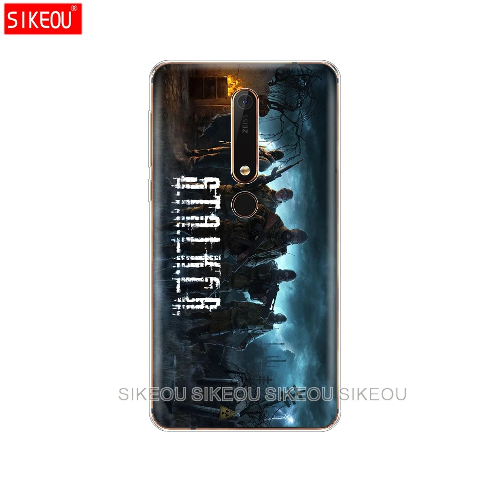Силиконовый чехол для телефона Nokia 5 3 6 7 PLUS 8 9 /Nokia 1 2 2018 stalker clear sky Game Fashion|Бамперы| |