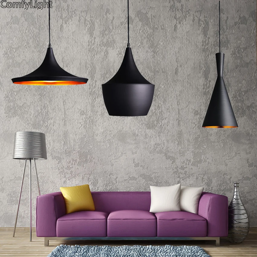 Modern LED Pendant Lights Modern led lights for home Lighting Vintage Hanging Lamp Fixtures Lamparas De Techo Abajur dar post modern led pendant lights fixtures crystal lampshade project lighting lamparas de techo lustre gold chrome hanging lamp