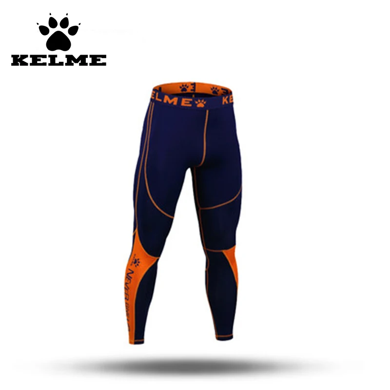 

KELME Man Fitness Leggings Soccer Pants Sport Leggings Mens Colored Tights Compression Pants Men Base Layer Pant Bodybuilding28