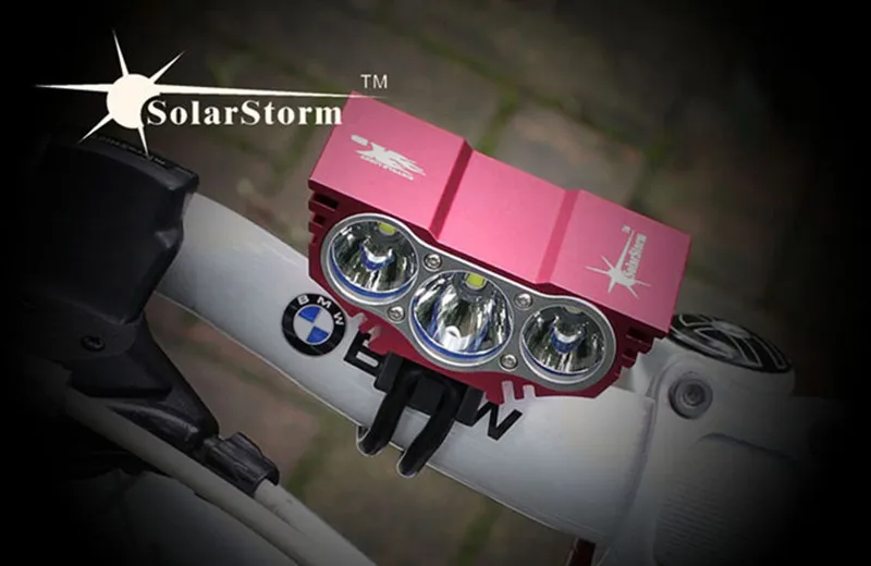 Excellent Solarstorm X3 Bicycle 6000 Lumens 4 Mode XM-L T6 LED Cycling Front Light Battery Pack + Charger 14