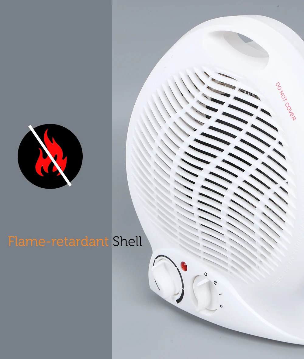 Household Fan Heater Two Heat Settings Warm Air Blower