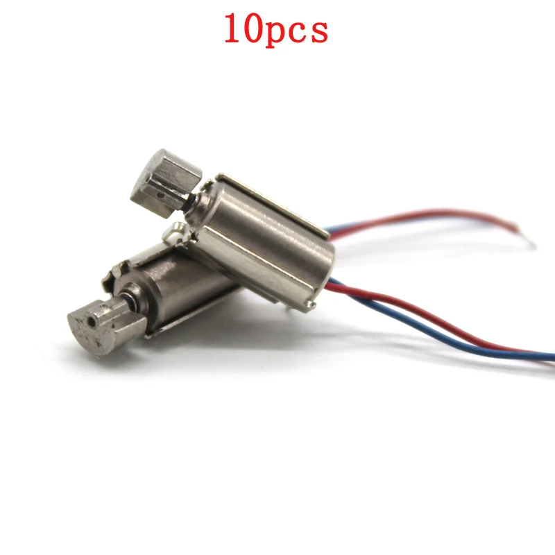 

10pcs 610 Micro Vibration Motor 1-3V 20000RPM DIY Model Toys Motors Eccentric Wheel Motor for RC Model DIY Accessories
