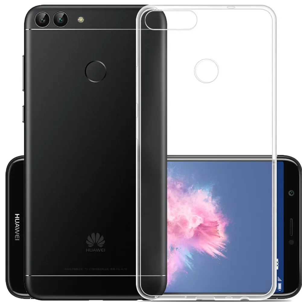 for Huawei P smart Cover Slim Crystal Clear Transparent Soft TPU Silicon Case Enjoy 7S 5.65 &quot Cell Phone Protective Shell Bag |