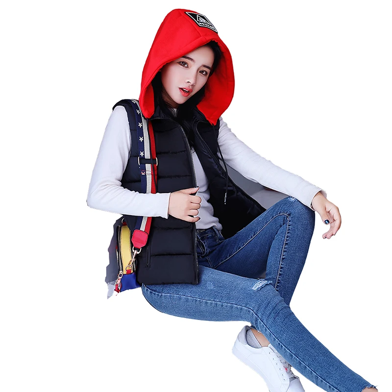 New 2018 autumn and winter women cotton down soft warm waistcoat female outwear vest coat Lady Fashion Jackets