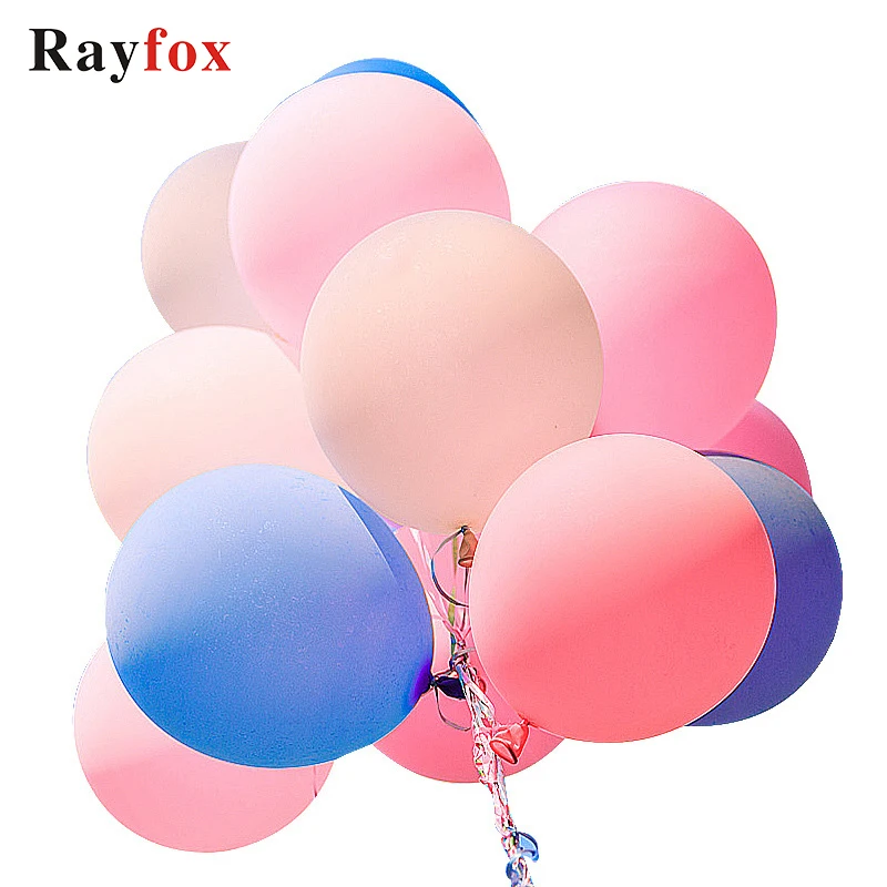 10pcs/lot 2.2g Matte Balloon Thickening Latex Air Helium Balloons