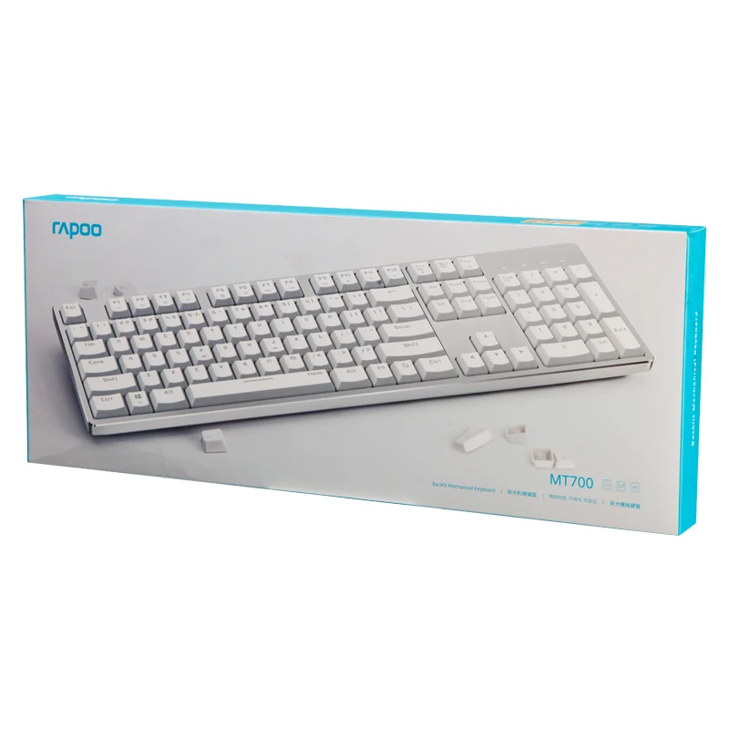  Rapoo MT700 Rechargeable Multi-Model Backlit Mechanical Keyboard Smart Connects 4 Device for apple 