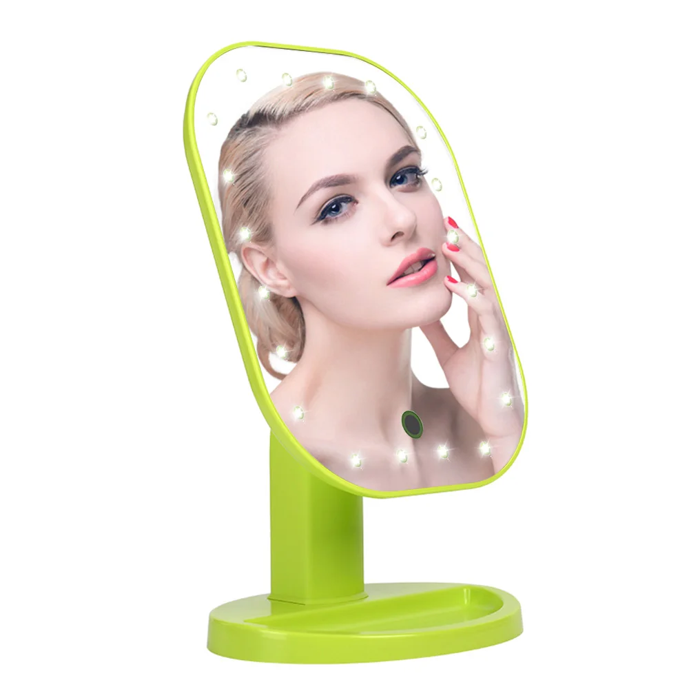 LED Touch Screen Makeup Mirror Professional Vanity Mirror With 16/22