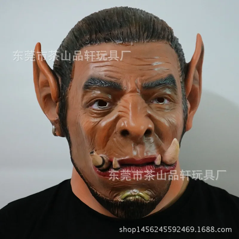 

Orcs Guldan Masks Game Movie Cosplay Prop Adult Scary Latex Mask for Halloween