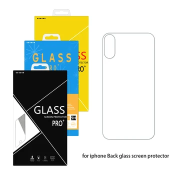 

CAMDEMS 2.5D 9H Back Glass screen Protector For iphone xs max xr 6 7 X empered Ultra Thin Scratch Proof Film 100pcs/lot box