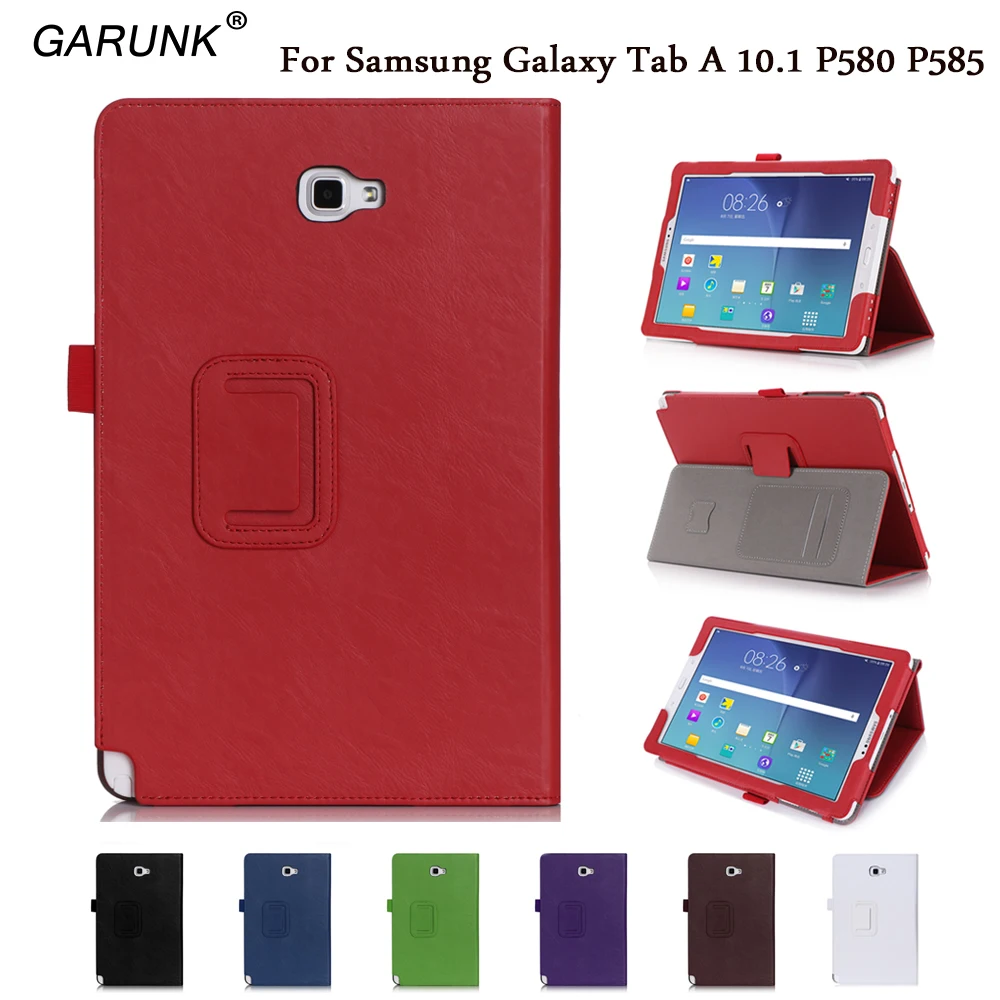 Чехол для планшета SAMSUNG Galaxy Tab A A6 10 1 '񟭐 с S Pen P580 P585 Высокое качество PU кожаный
