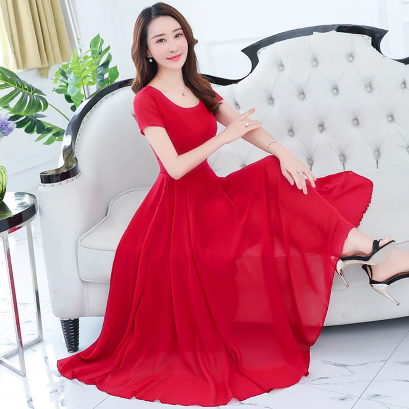 

Women Dress Chiffon Dresses for Woman Plus Size Summer Office Lady Bodycon Dress Womens Party Evening Maxi Dresses for Woman 5XL