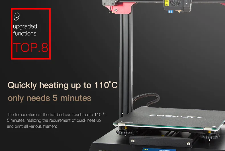 Creality CR-10S Pro Impresor 3d принтеры комплект 300300*400 мм печати Размеры Красочные Для Touch ЖК дисплей резюме нити обнаружения