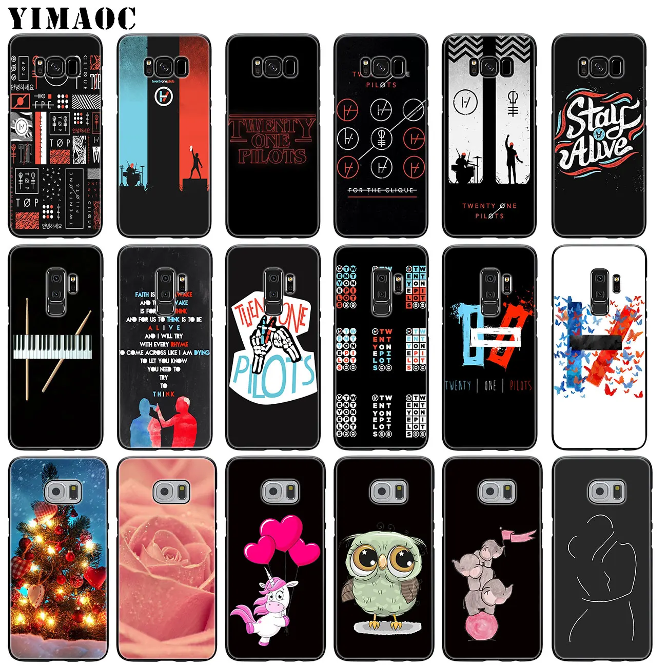 Мягкий силиконовый чехол YIMAOC Twenty One Pilots 21 band для Samsung Galaxy S10 Plus S9 S8 S6 S7 Edge S10e |