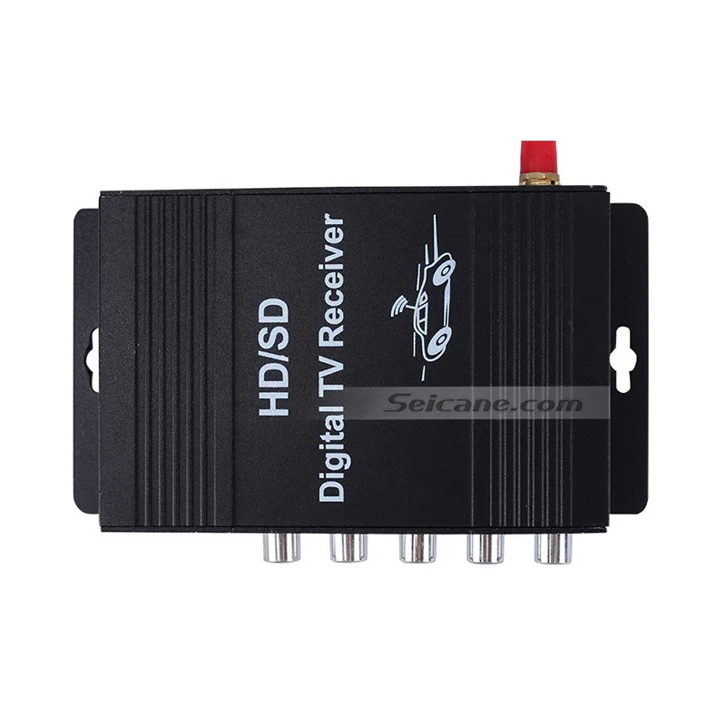 Seicane ATSC HD Digital TV Receiver Receiving with Visa 4 Video Output and Input 2 for Car Audio Out Put 12V DC 50-810KM/H EPG
