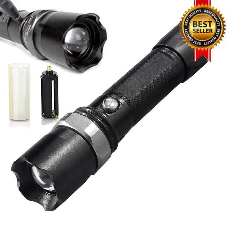 Tactical Police Heavy Duty 3W LED Rechargeable Flashlight Safety