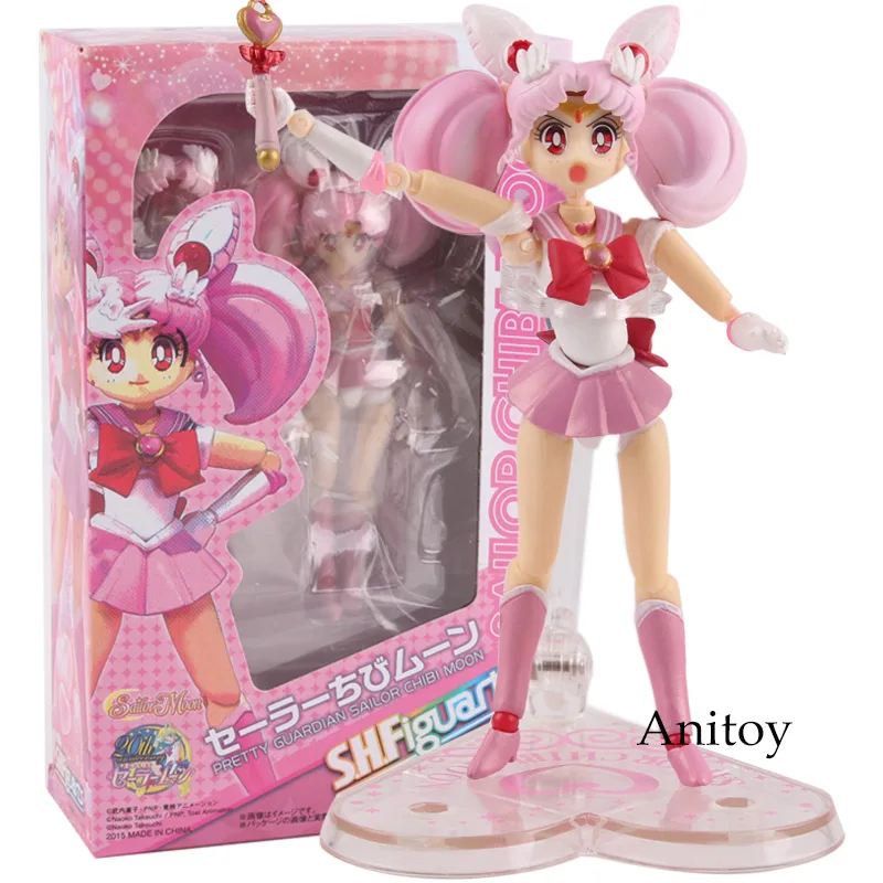 

SHF S.H.Figuarts Sailor Moon Sailor Chibi Moon Chibi Usa PVC Action Figure Collectible Model Toy