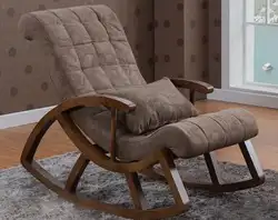 Кресло-качалка для взрослых из массива дерева. Для отдыха chai