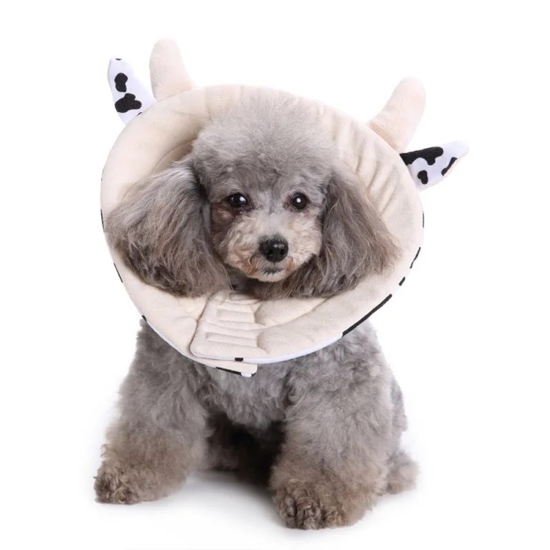 

Animal Shape Dog Protection Collar Pet Recovery Cone E-Collar Cats Dogs Soft Sponge Filling Protective Collar Dog Accessories