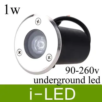 

Hot sale LED underground lights lamp IP68 Buried lighting 1w LED outdoor lamp light step light pool lamp 12V or AC85-265V