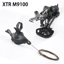 Shimano XTR M9100 Groupset Shifter Lever Rear Derailleur Long SGS 12 Speed 1x12 SL M9100 shifter&derailleur цена Shimano XTR M9100 Groupset Shifter Lever Rear Derailleur Long SGS 12 Speed 1x12 SL M9100 shifter&derailleur цены онлайн
