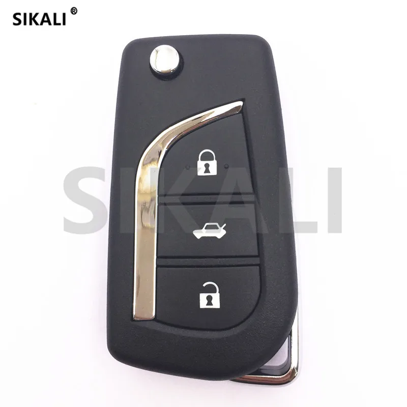 Дистанционный ключ SIKALI для Toyota Camry Corolla Prado RAV4 Vios Yaris автомобильный трансмиттер с