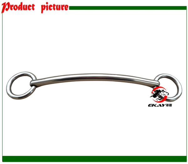 

Free shipping SS ring snaffle bit,solid jointed mouth.Horse product,horse riding equipment. (RBT0523)
