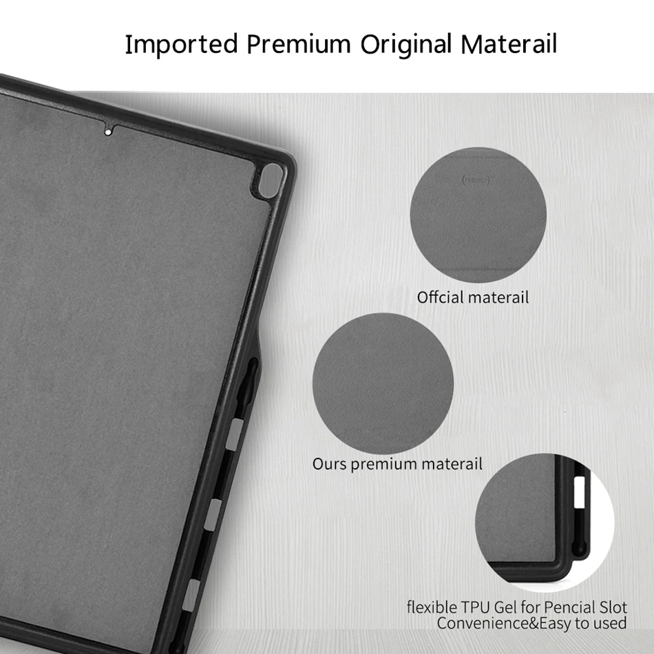 WOWCASE чехол-карандаш для планшета для iPad Air 3 чехол из Твила PU Мягкий противоударный чехол для iPad Air 10,5 Funda